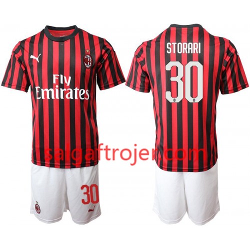 AC Milan Fodboldtrøjer STORARI 30 Børn Hjemmebanesæt 2019/20 Kort ærmer AC Milan Fodboldtrøjer STORARI 30 Børn Hjemmebanesæt 2019/20 Kort ærmer